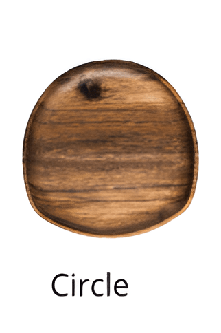 Sovrik Table plates made of solid wood