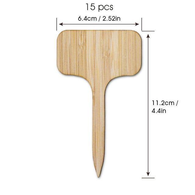 Sovrik Wooden Plates | Eco-friendly | Perfect for garden and balcony | Plant labels