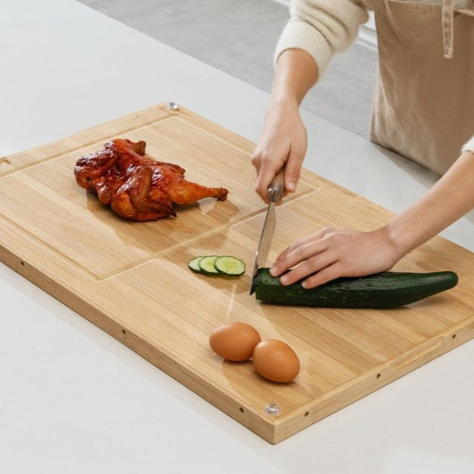 Double-Sided Bamboo Cutting Board
