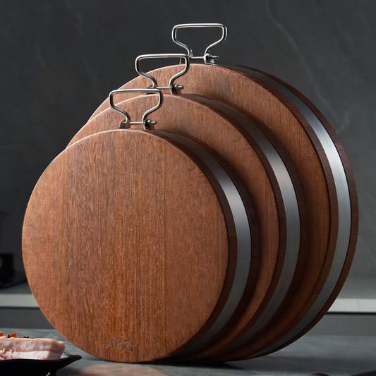 Solid Black Bamboo Cutting Board