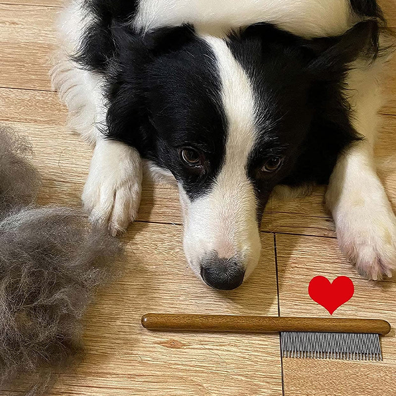 Sovrik Knot Comb with Wooden Handle