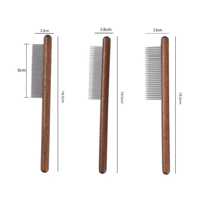Sovrik Knot Comb with Wooden Handle