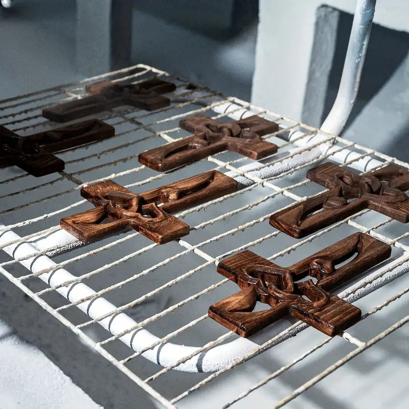 Sovrik Intertwined Heart Wooden Cross