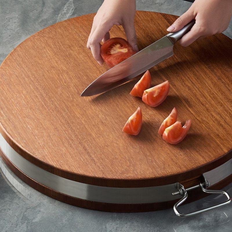 Solid Black Bamboo Cutting Board