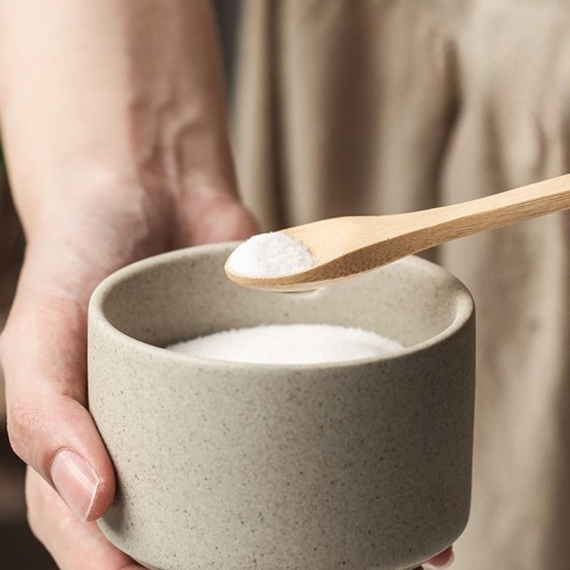 Ceramic Jar with Bamboo Lid