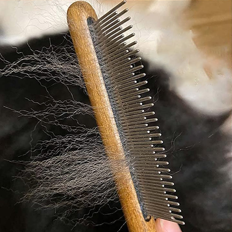 Sovrik Knot Comb with Wooden Handle