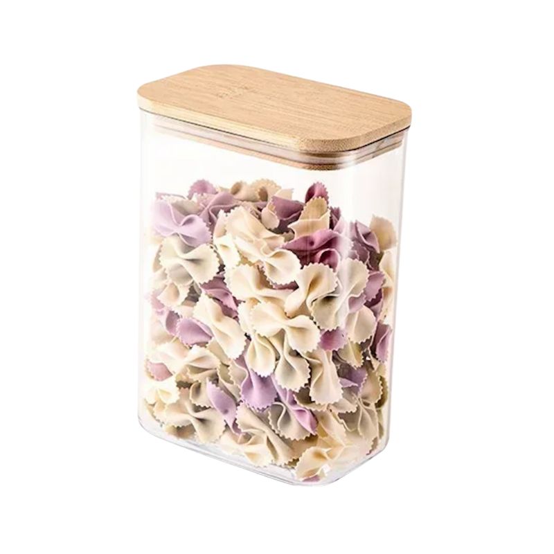 Glass Containers with Bamboo Lids
