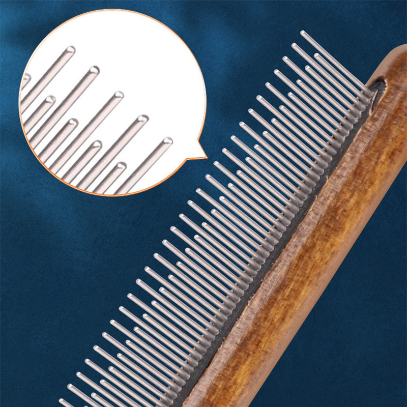 Sovrik Knot Comb with Wooden Handle