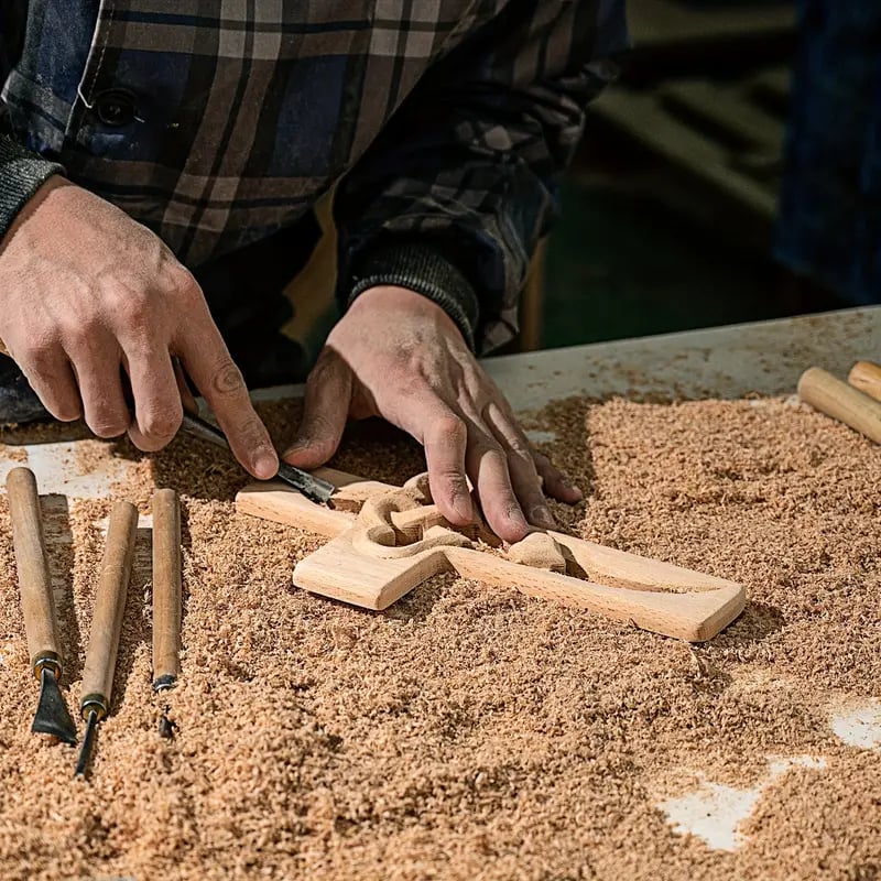 Sovrik Intertwined Heart Wooden Cross
