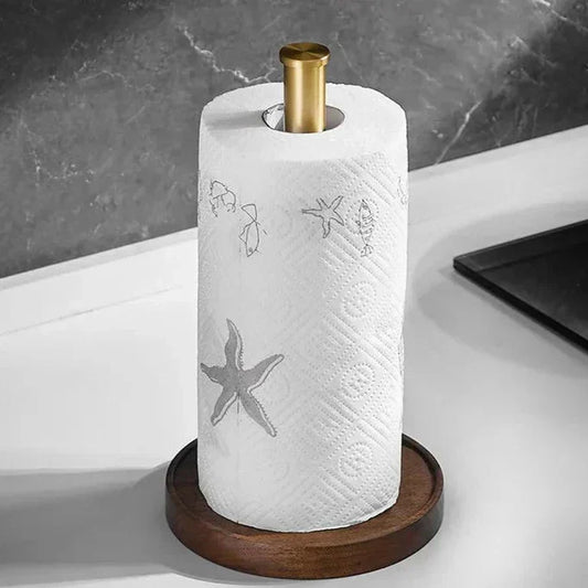 Sovrik - Reclaimed Walnut Paper Towel Holder for Stylish Kitchens