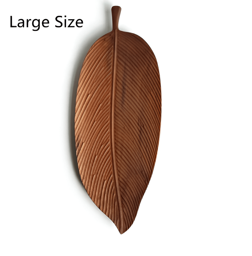 Sovrik Wooden Decoration Leaf Tray