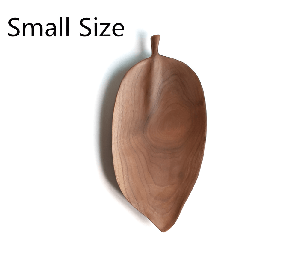 Sovrik Wooden Decoration Leaf Tray