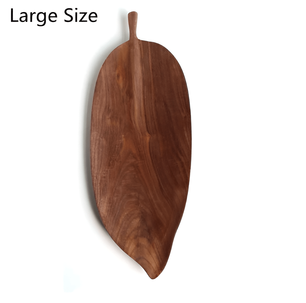 Sovrik Wooden Decoration Leaf Tray