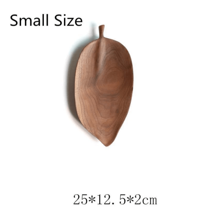 Sovrik Wooden Decoration Leaf Tray