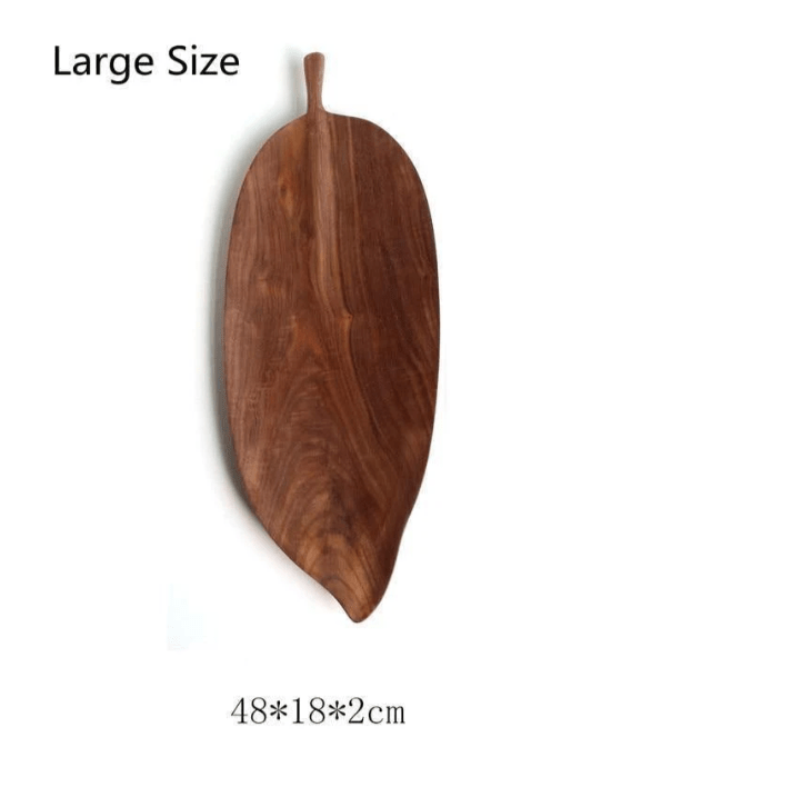 Sovrik Wooden Decoration Leaf Tray
