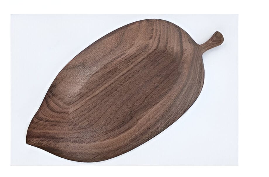 Sovrik Wooden Decoration Leaf Tray