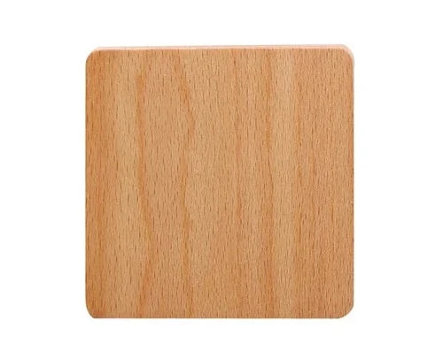 Walnut wood chest with decoration