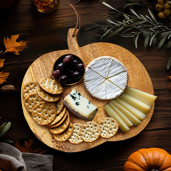 Sovrik Pumpkin Charcuterie Cutting Board