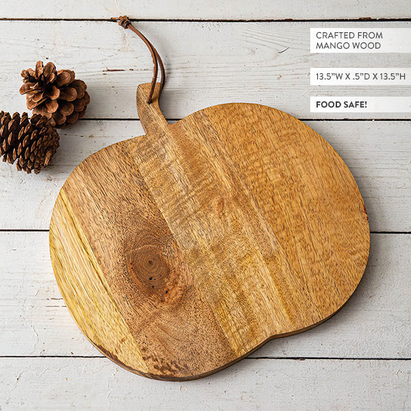 Sovrik Pumpkin Charcuterie Cutting Board
