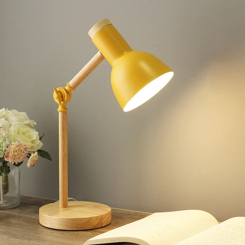Sovrik Colored Wooden Table Lamp