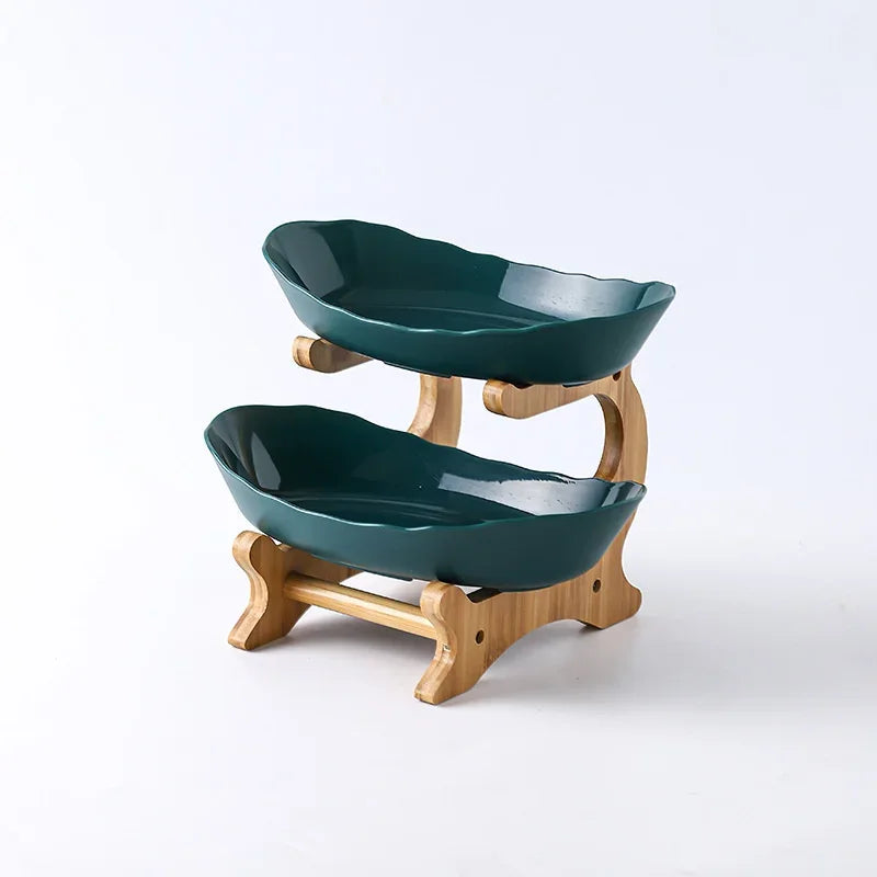 Sovrik Layered Wooden Fruit Bowl