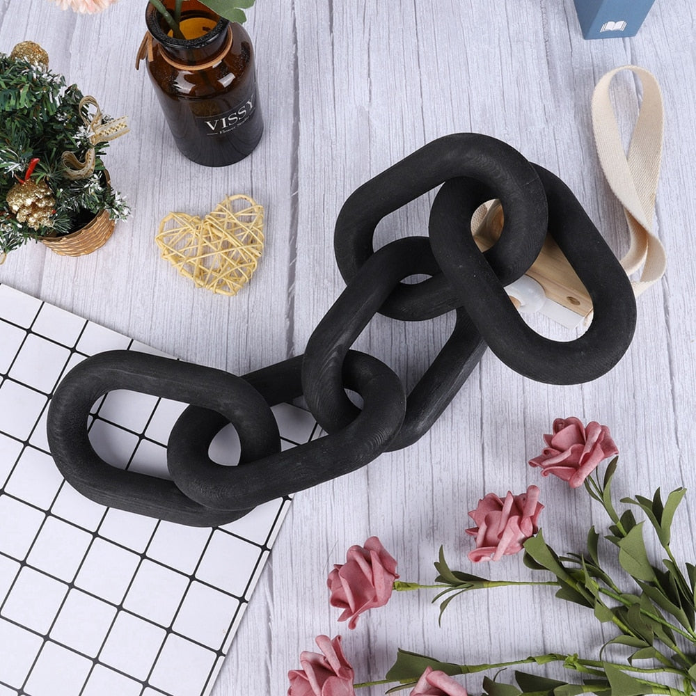 Sovrik Nordic Handmade Wooden Chain Link Sail