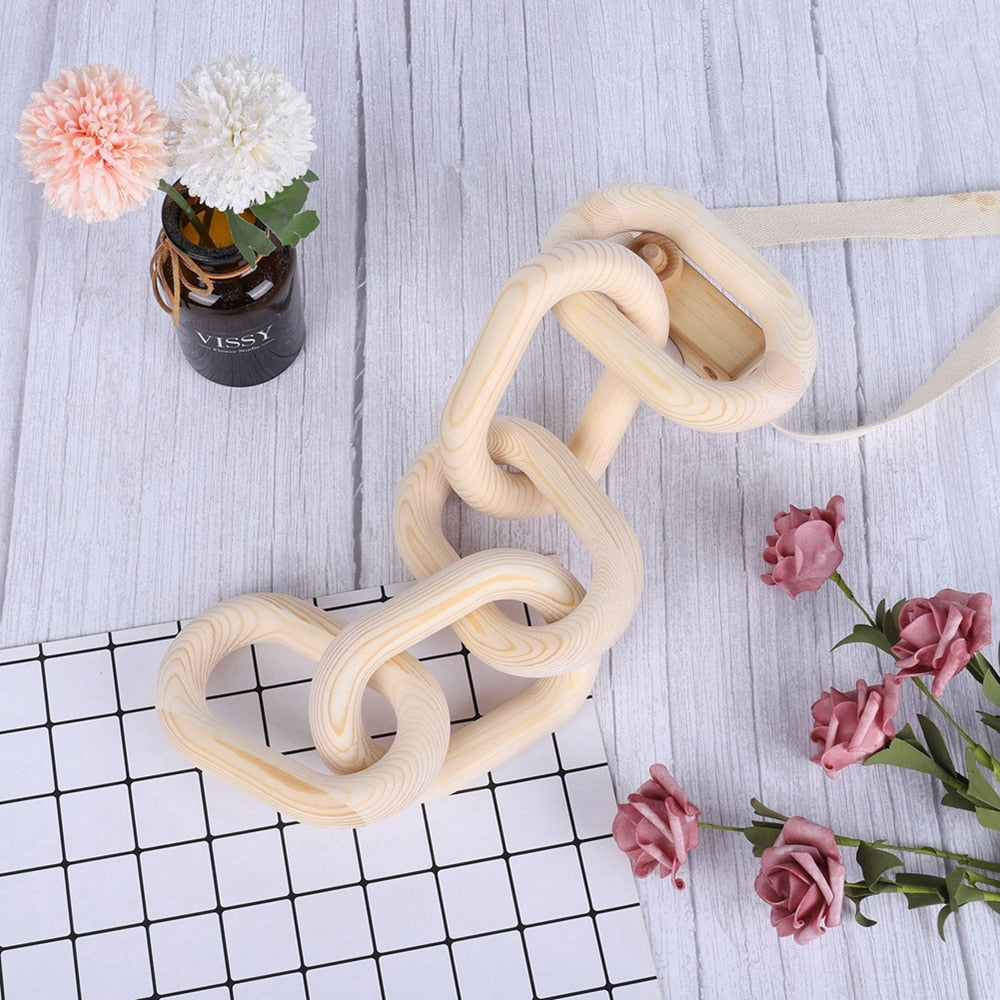 Sovrik Nordic Handmade Wooden Chain Link Sail