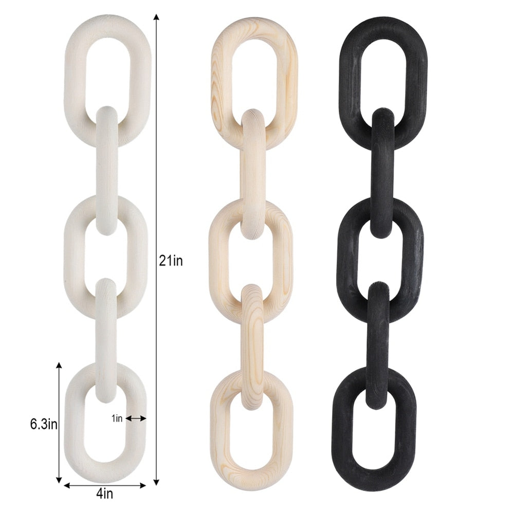 Sovrik Nordic Handmade Wooden Chain Link Sail