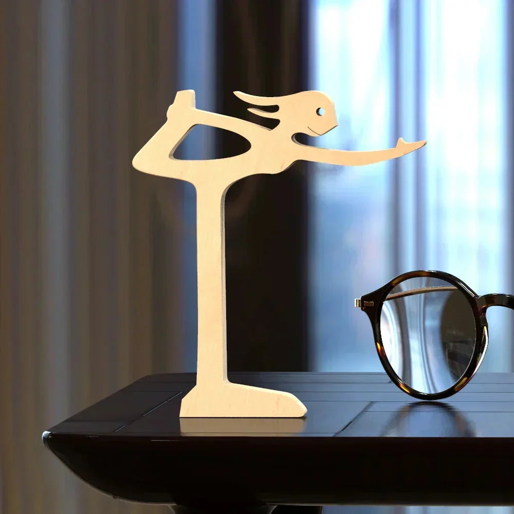 Sovrik Dog Figurine with Striped Scarf - Festive Holiday Figurine