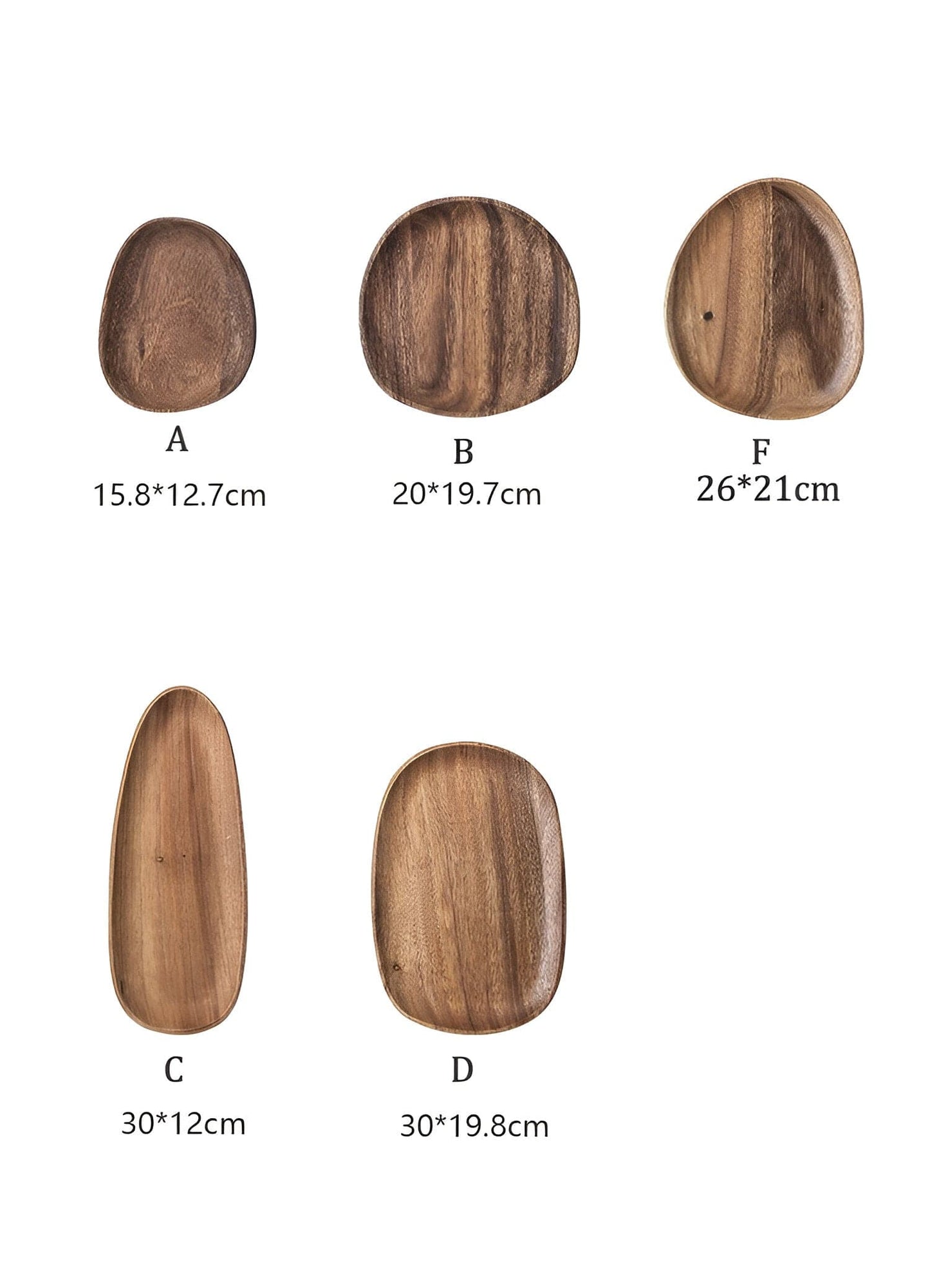 Sovrik Table plates made of solid wood