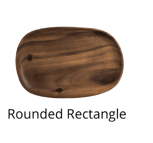 Sovrik Table plates made of solid wood