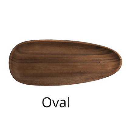 Sovrik Table plates made of solid wood