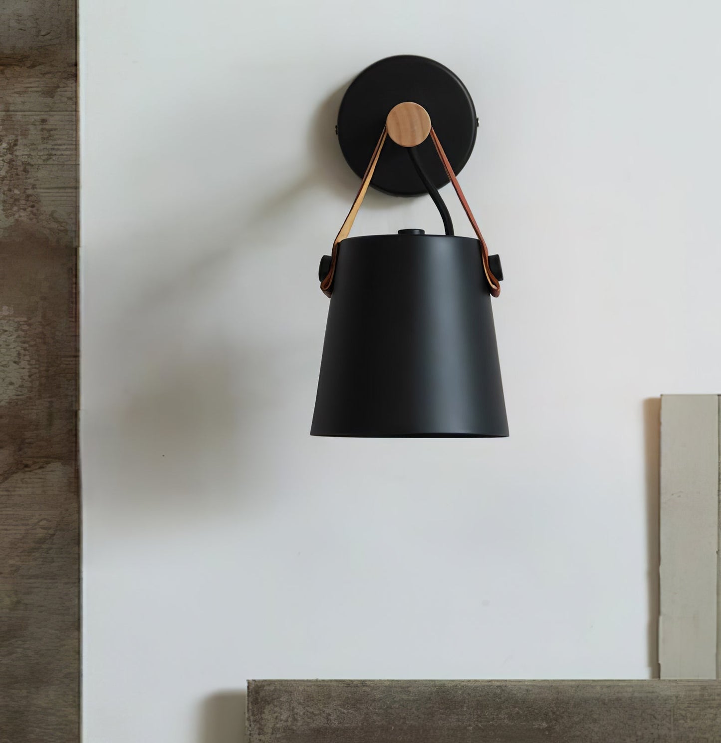 Sovrik Conical Wooden Wall Lamp | Modern Design | Eco-Friendly | Home Decor