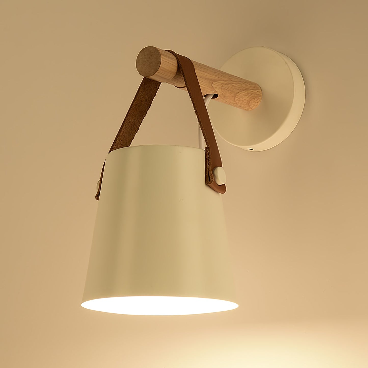 Sovrik Conical Wooden Wall Lamp | Modern Design | Eco-Friendly | Home Decor