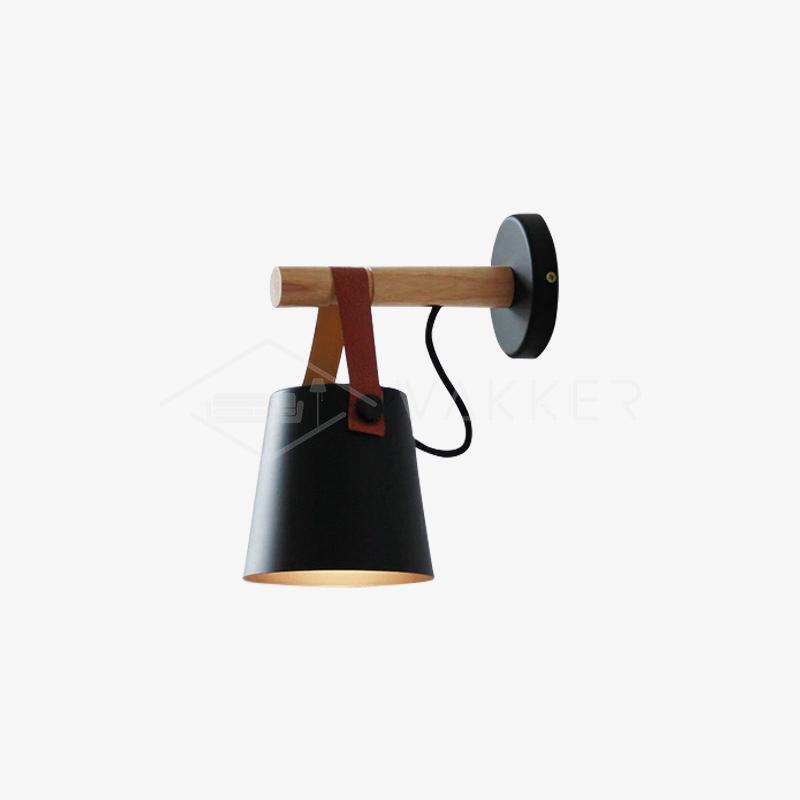 Sovrik Conical Wooden Wall Lamp | Modern Design | Eco-Friendly | Home Decor