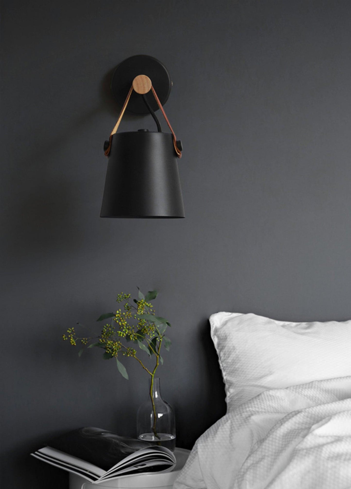 Sovrik Conical Wooden Wall Lamp | Modern Design | Eco-Friendly | Home Decor