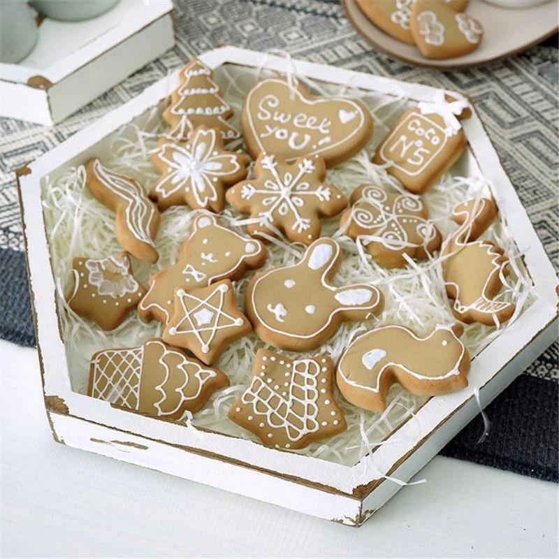 Sovrik Wooden Tray Set | Rustic Design | Versatile Use | Decoration and Serving