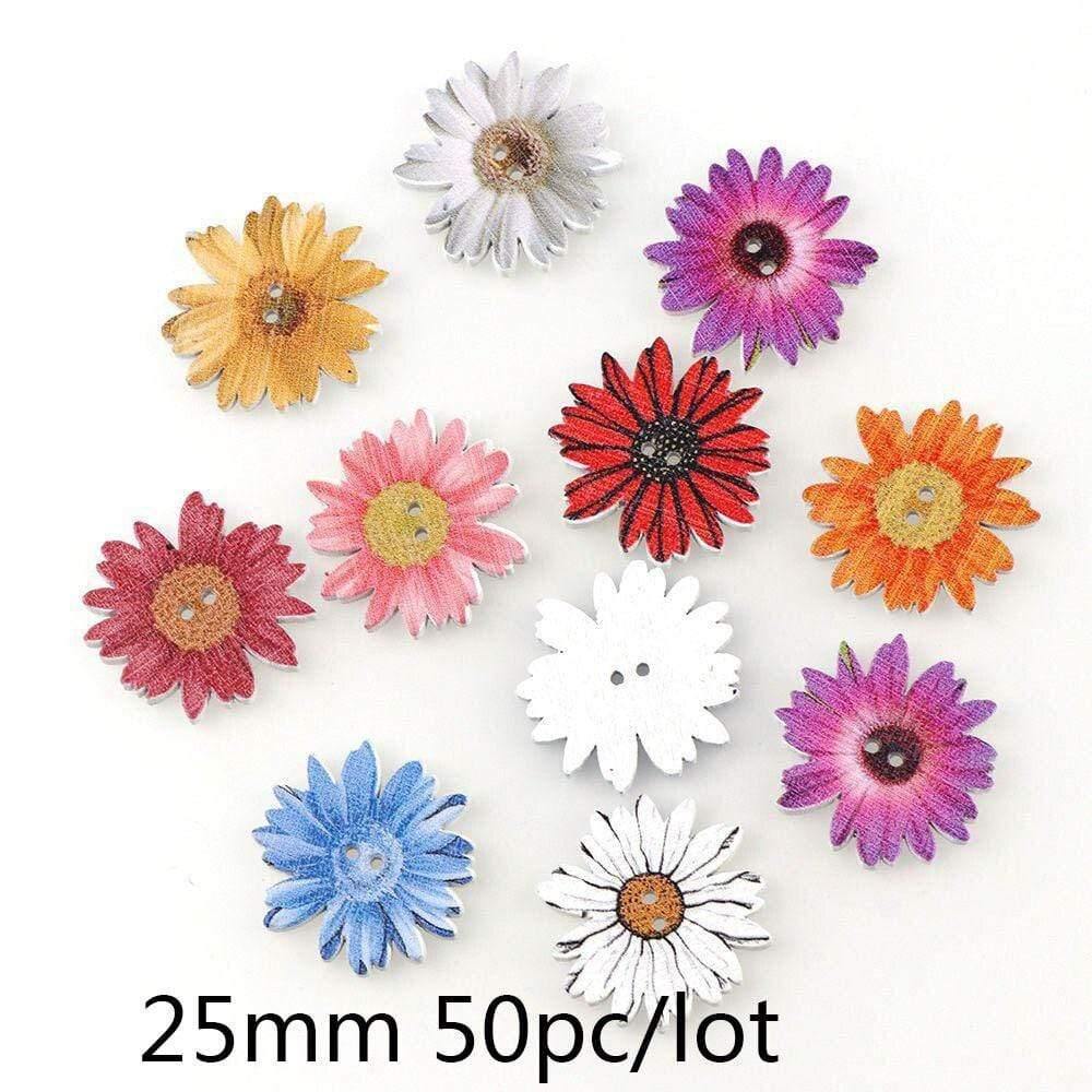 Sovrik pieces Vintage Navigation Anchor Pattern Wooden Buttons Sewing Scrapbook Craft Accessories Decorative Button Craft Embellishments 