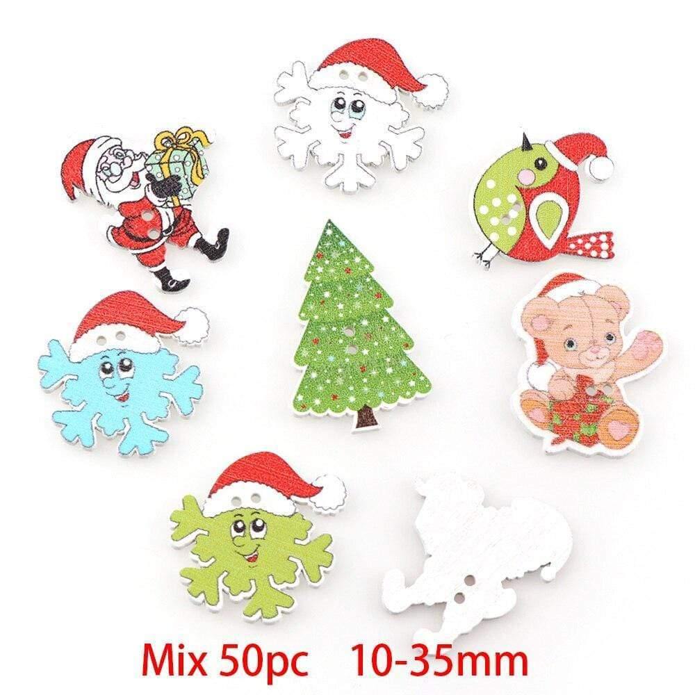 Sovrik pieces Vintage Navigation Anchor Pattern Wooden Buttons Sewing Scrapbook Craft Accessories Decorative Button Craft Embellishments 