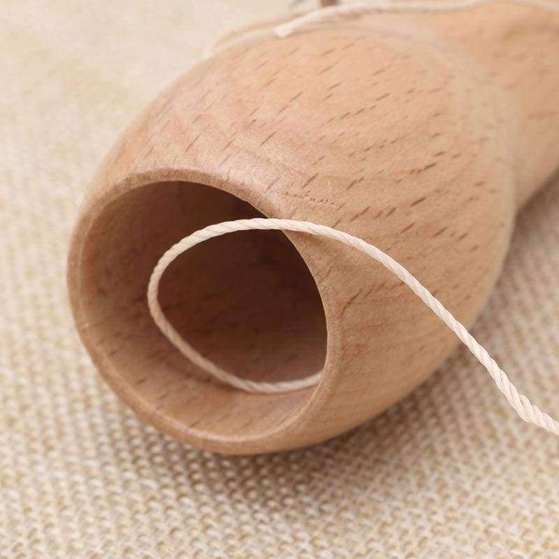 Sovrik Schnitz wax line wooden handle sewing needle stitch leather canvas tent sewing needle craft DIY hand sewing tool