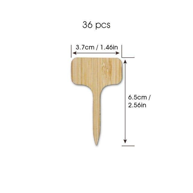 Sovrik Wooden Plates | Eco-friendly | Perfect for garden and balcony | Plant labels