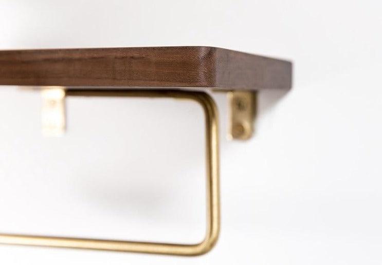 Sovrik - Stylish wooden toilet paper holder with storage