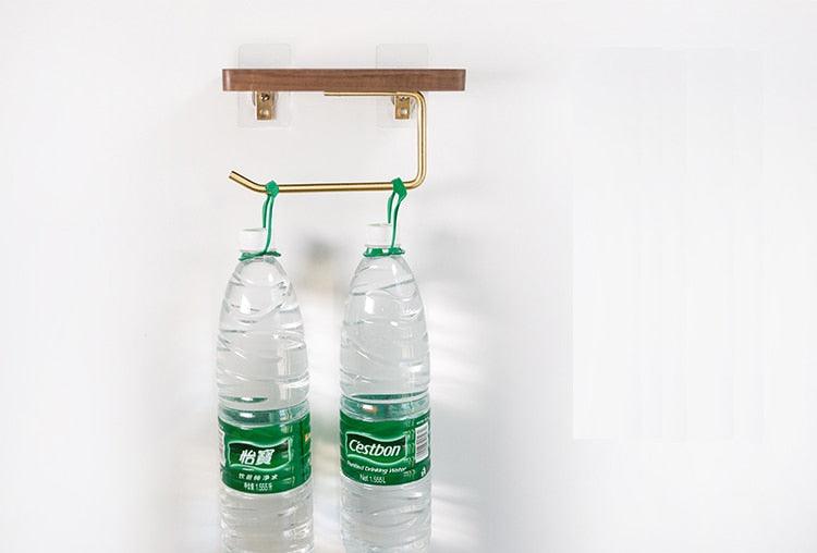 Sovrik - Stylish wooden toilet paper holder with storage