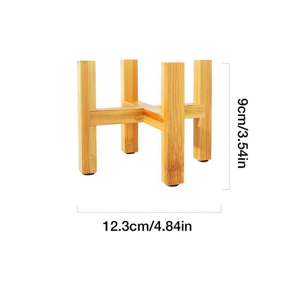 Sovrik Bamboo Plant Stand | Adjustable & Stable | Perfect for Indoor Use