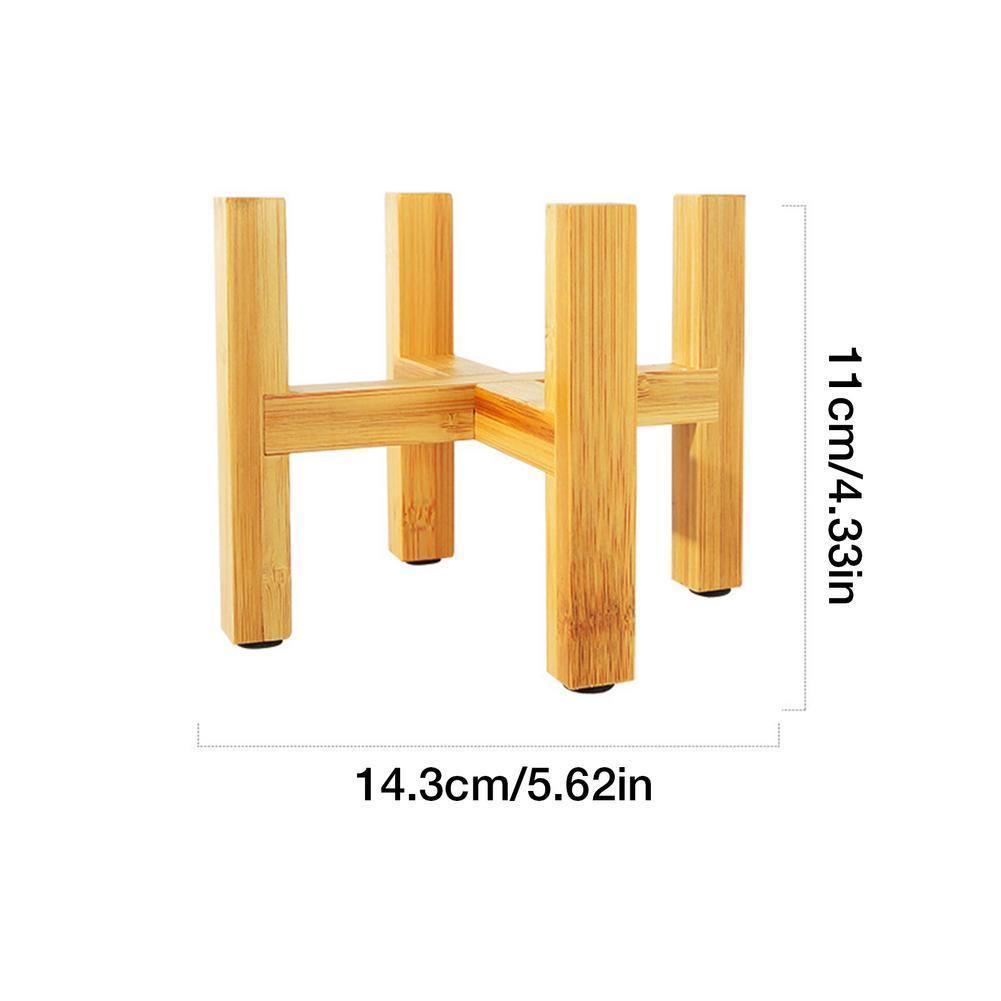 Sovrik Bamboo Plant Stand | Adjustable & Stable | Perfect for Indoor Use
