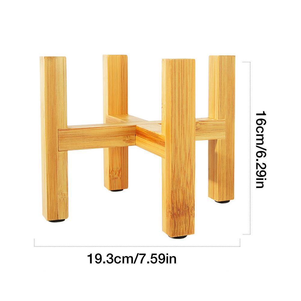 Sovrik Bamboo Plant Stand | Adjustable & Stable | Perfect for Indoor Use