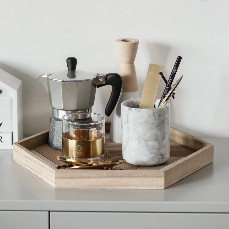 Sovrik Handmade Wooden Plate | Elegant Serving Tray | Decoration & Functionality