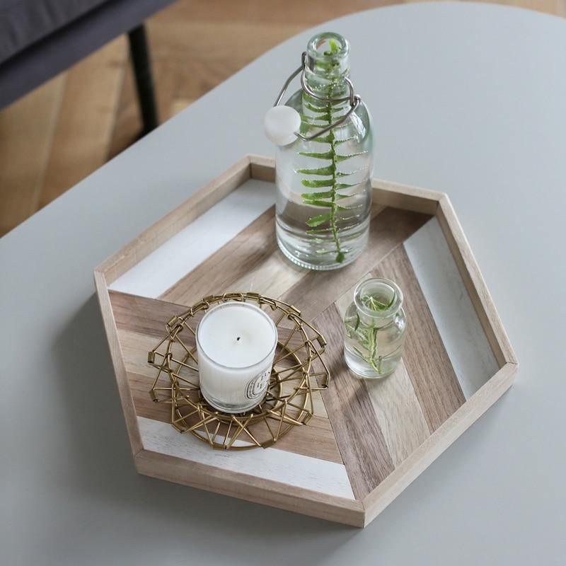 Sovrik Handmade Wooden Plate | Elegant Serving Tray | Decoration & Functionality